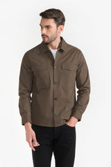 JASON OLIVE MEN'S OVERSHIRT