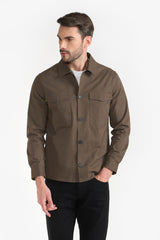 JASON OLIVE MEN'S OVER SHIRT