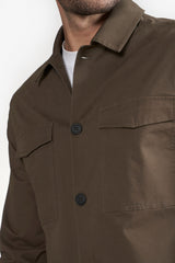 JASON OLIVE MEN'S OVERSHIRT