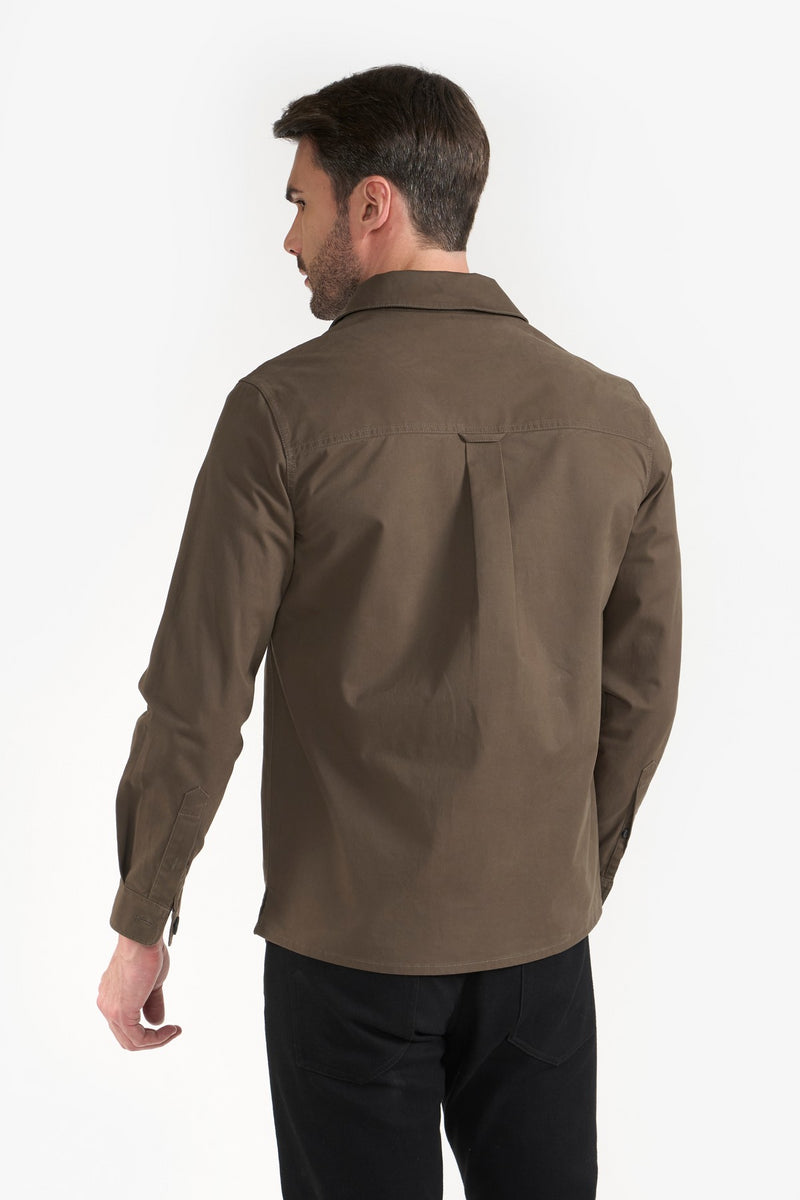 Olive Jason Mens over Shirt