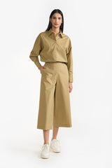 KIMIKO OLIVE WOMEN'S SHIRT