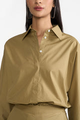 KIMIKO OLIVE WOMEN'S SHIRT