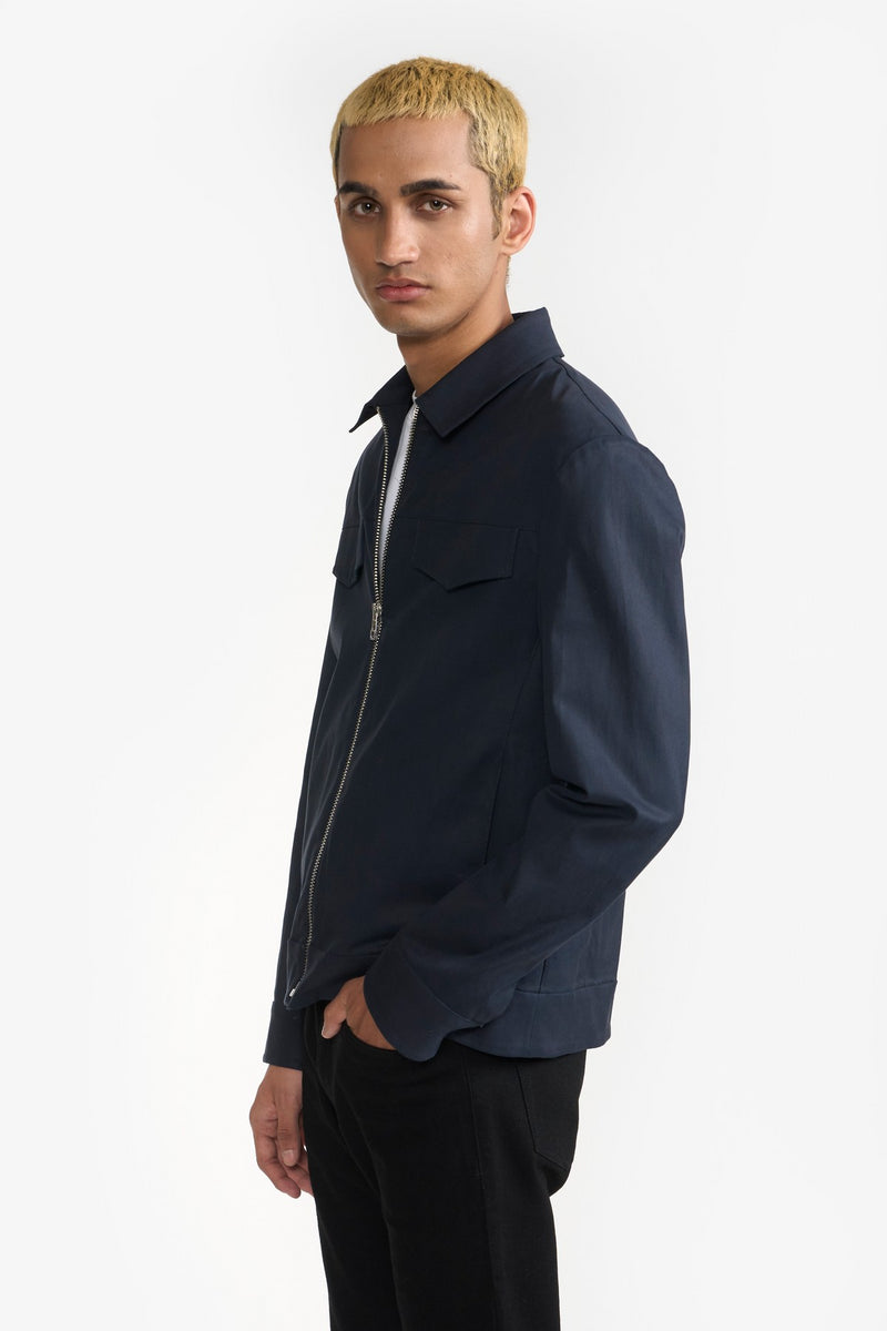 Navy William Mens Shacket