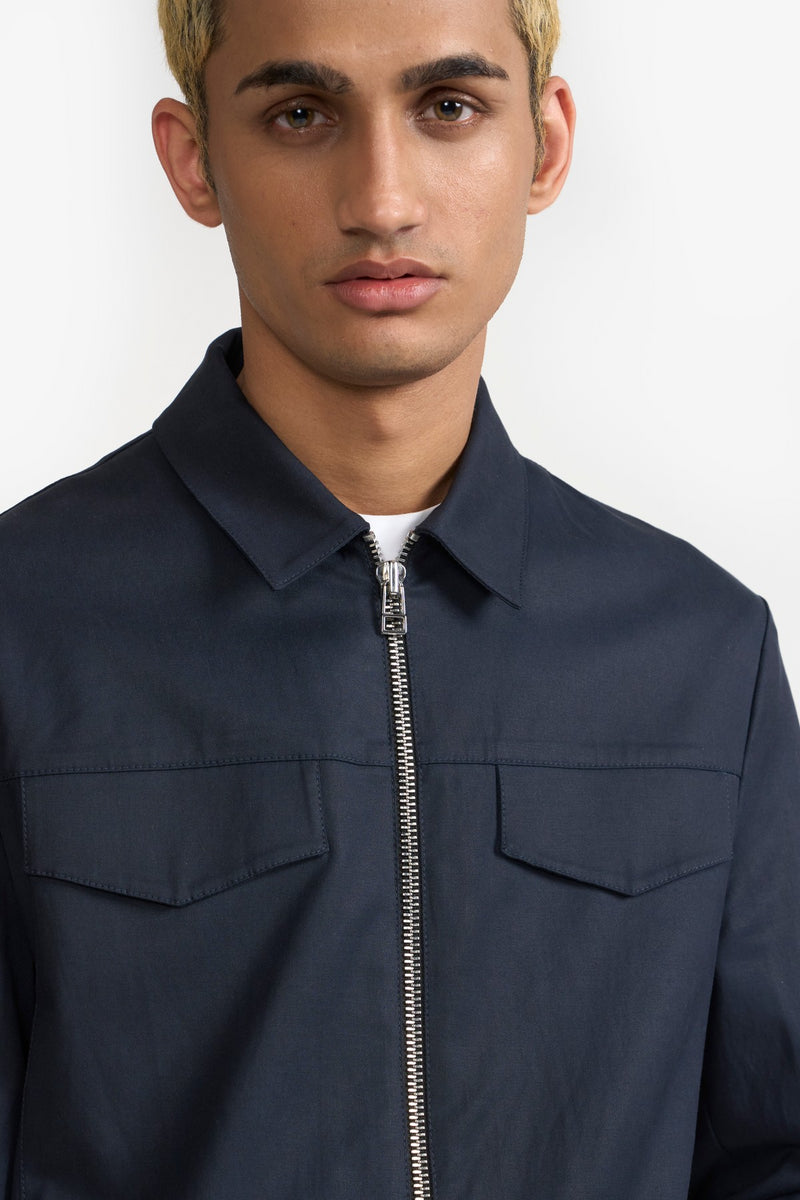 Navy William Mens Shacket