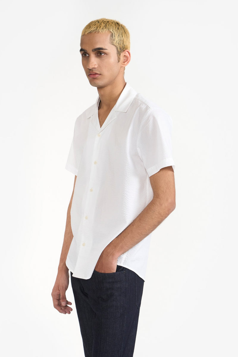 White Charles Men Shirt