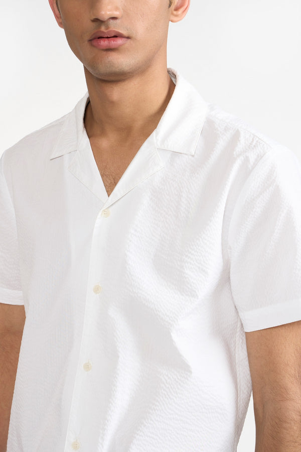 White Charles Men Shirt