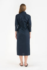 JANIE NAVY WOMEN'S DRESS