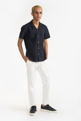 CHARLES NAVY MEN'S SHIRT