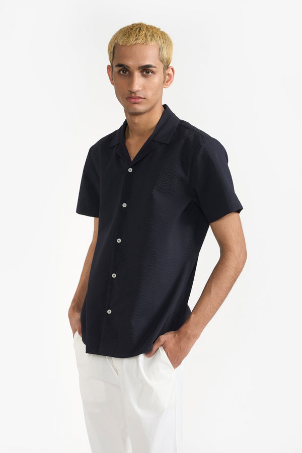 CHARLES NAVY MEN'S SHIRT