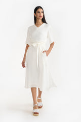 ETSU WHITE WOMEN'S DRESS