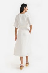 ETSU WHITE WOMEN'S DRESS