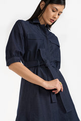 AUBREY NAVY WOMEN'S DRESS