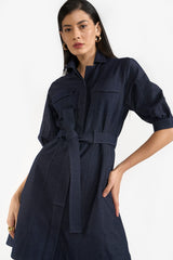 AUBREY NAVY WOMEN'S DRESS