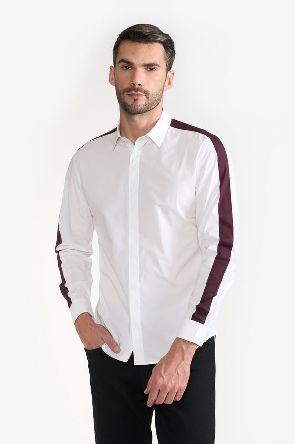 JOSS WHITE & WINE MEN'S SHIRT