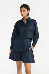 KIMIKO NAVY WOMEN'S SHIRT