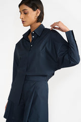 KIMIKO NAVY WOMEN'S SHIRT