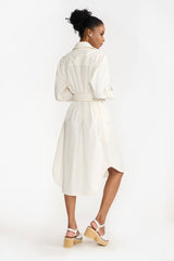 CHLOE OFF-WHITE WOMEN'S DRESS