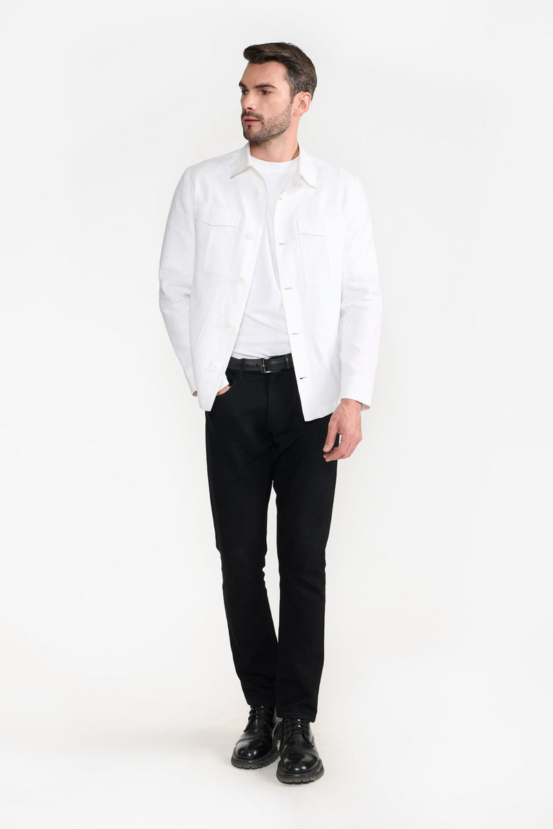 White Paul Shacket Mens over Shirt