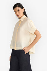 BIANCA ECRU WOMEN'S SHIRT