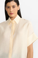 BIANCA ECRU WOMEN'S SHIRT