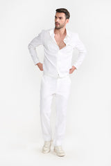 PAUL WHITE MEN'S OVERSHIRT