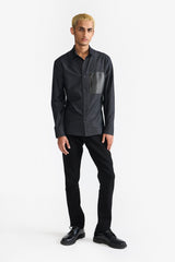ADAM BLACK MEN'S OVERSHIRT