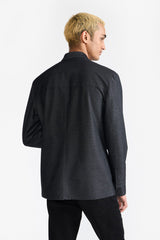 ADAM BLACK MEN'S OVERSHIRT