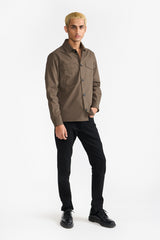 JASON OLIVE MEN'S OVER SHIRT