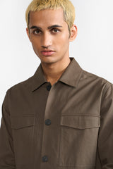 JASON OLIVE MEN'S OVERSHIRT