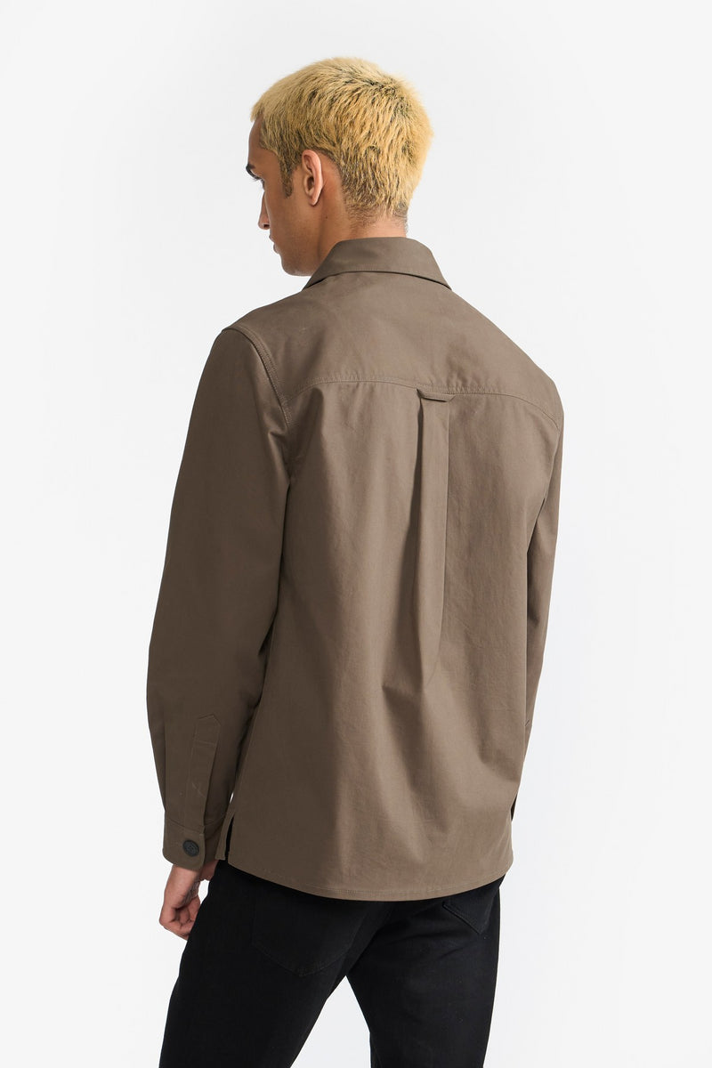 Olive Jason Mens over Shirt