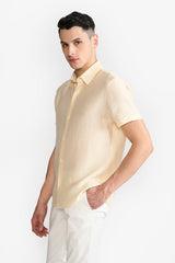 JOSHUA ECRU MEN'S SHIRT