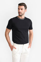 ANDRES BLACK MEN'S T-SHIRT