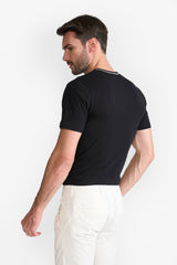 ANDRES BLACK MEN'S T-SHIRT