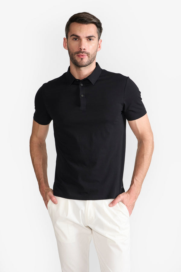 VICTOR BLACK MEN'S T-SHIRT