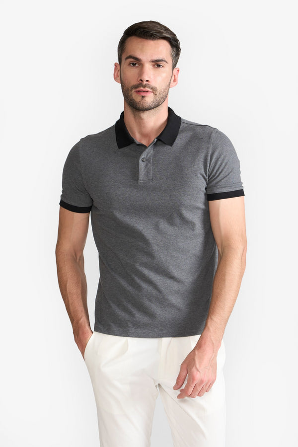 BRADY MELANGE GREY MEN'S T-SHIRT