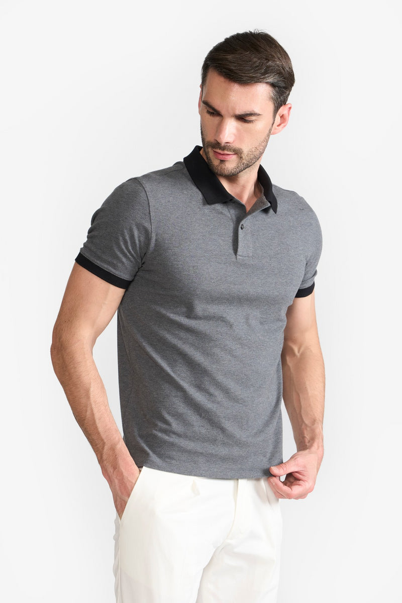 Melange Grey Brady Men T Shirt