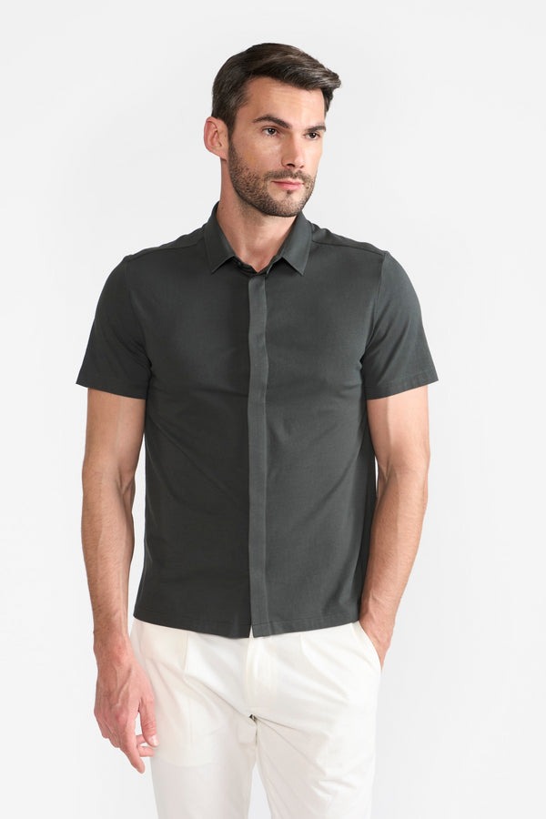 CYRUS OLIVE MEN'S SHIRT