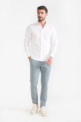 EMMETT SAGE BLUE MEN'S CHINOS