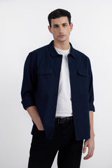 JASON NAVY MEN'S OVER SHIRT