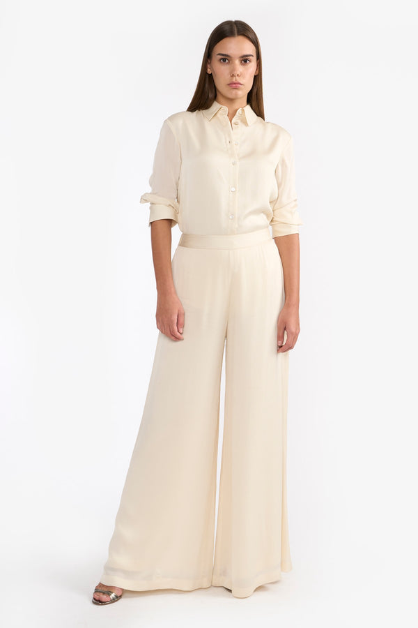 SELENA IVORY WOMEN'S WOVEN PANTS