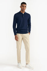 EMMETT BEIGE MEN'S CHINOS