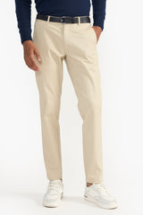 EMMETT BEIGE MEN'S CHINOS