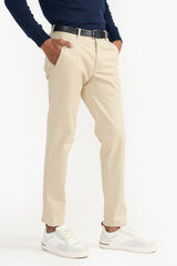 EMMETT BEIGE MEN'S CHINOS