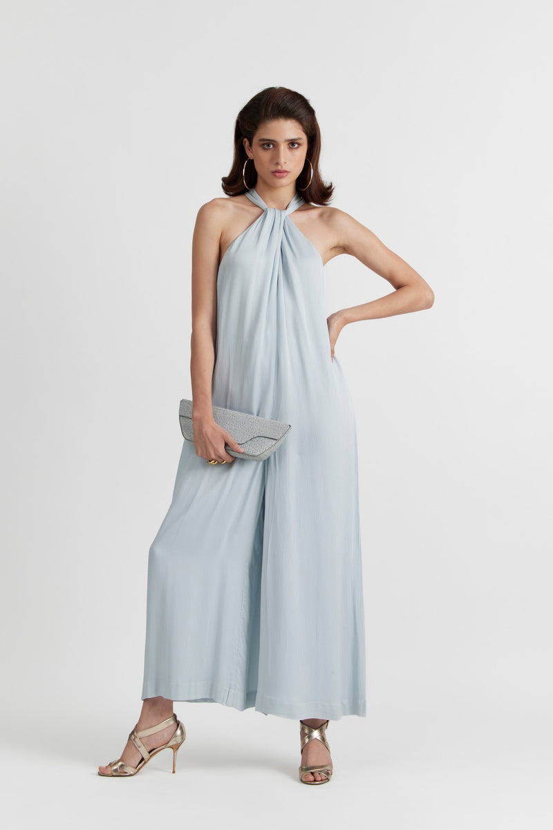 Light Blue Zinnia Jumpsuit