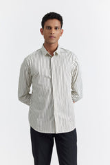 White/ Black/ Beige Cornelius Shirt