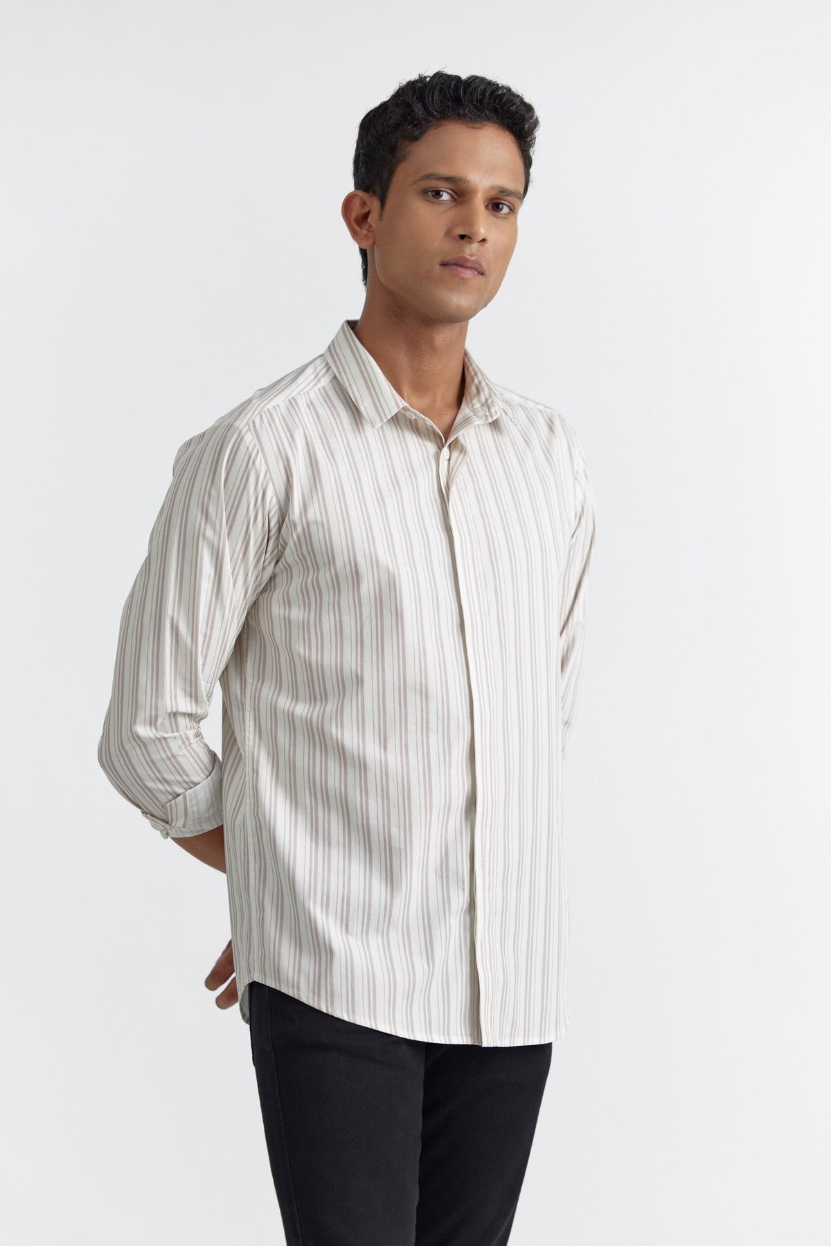 DORIAN WHITE MEN'S SHIRT