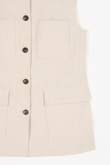 ARIANA BEIGE WOMEN'S VEST