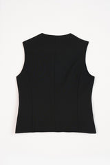 MAIA BLACK WOMEN'S VEST