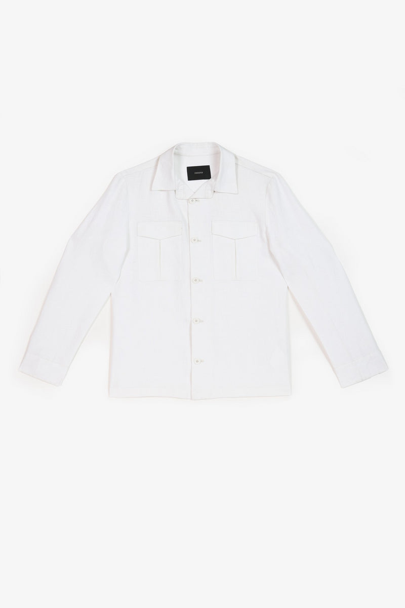 White Paul Shacket Mens over Shirt