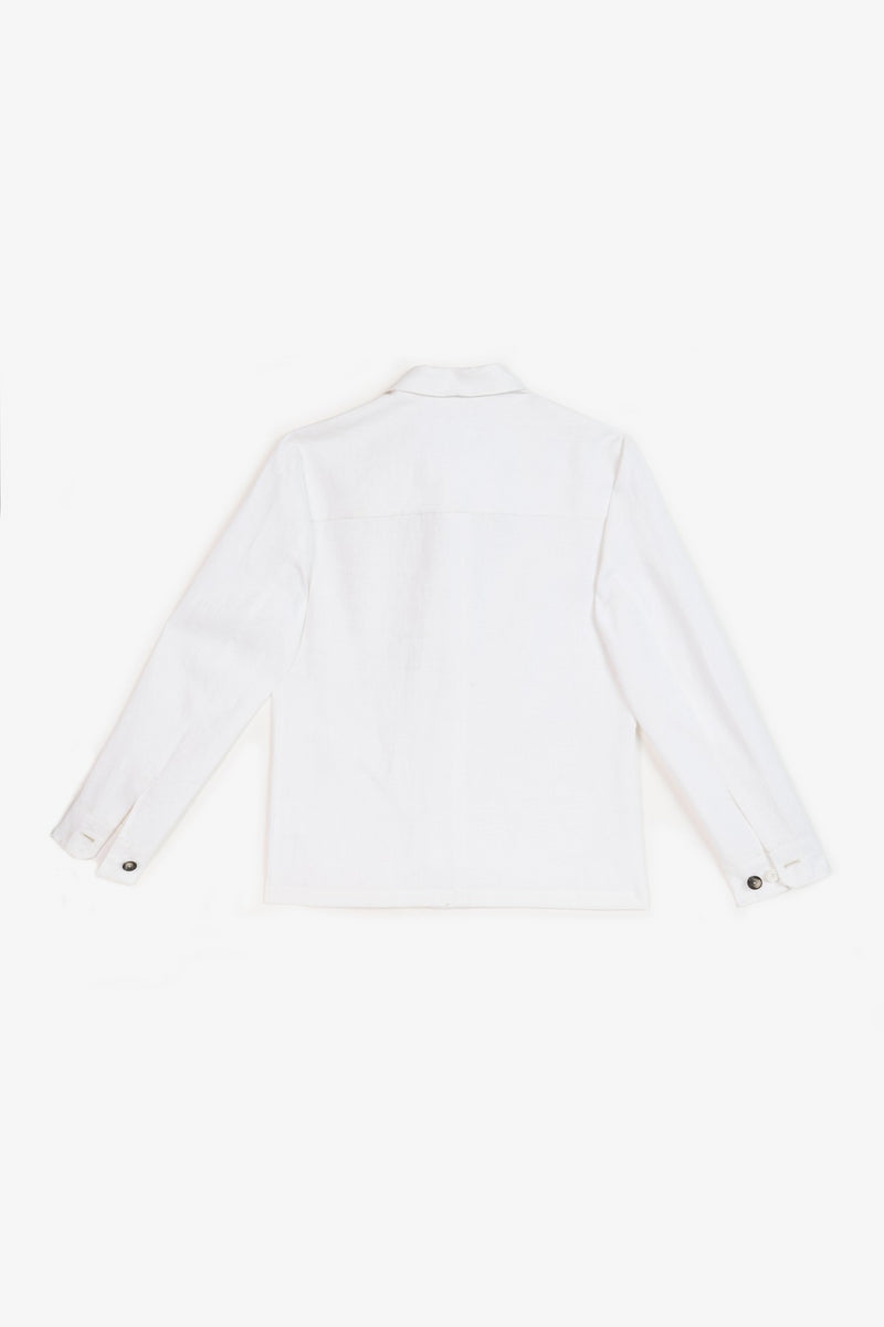 White Paul Shacket Mens over Shirt